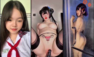 Nguyễn Ngọc Trúc Vy THPT Lý Thường Kiệt cosplay nhúng sextoy cực nứng